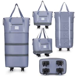 Travel Bag, Backpack Large-Capacity Disassembly Universal Wheel Storage Bag, Duffel Bag Portable Multi-Layer Checked With Wheel