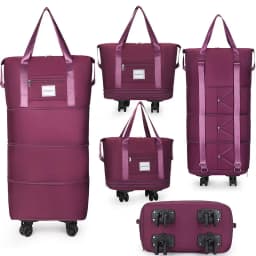 Travel Bag, Backpack Large-Capacity Disassembly Universal Wheel Storage Bag, Duffel Bag Portable Multi-Layer Checked With Wheel