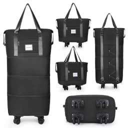 Travel Bag, Backpack Large-Capacity Disassembly Universal Wheel Storage Bag, Duffel Bag Portable Multi-Layer Checked With Wheel