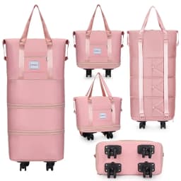 Travel Bag, Backpack Large-Capacity Disassembly Universal Wheel Storage Bag, Duffel Bag Portable Multi-Layer Checked With Wheel