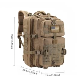 50L/30L Backpack Military Assault Pack For Men, 3 Day Bug Out Bag Molle DaypackFor Camping Outdoor Sport Rucksack Backpacks
