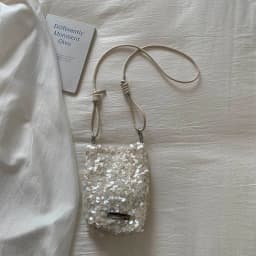 LEFTSIDE Mini Sequins Shoulder Bags for Women 2025 Designer New Evening Party Bling Bling Crossbody Bag Handbags and Purses