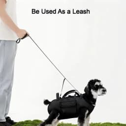 Cross-Body Portable Dog Bag with Traction Rope Pet Dog Backpack for Walking Dogs Stylish Pet Supplies in Trend
