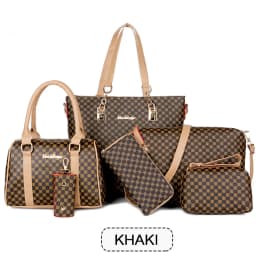 6PCS Large Capacity Tote Bags Set Women Fashion Shoulder Bag Crossbody Bag Minimalist Floral Print Handbags for Women