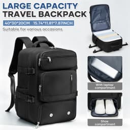 Ryanair Cabin Bag 40x30x20, Travel Backpack For Women Men Business Laptop Bag, Hand Luggage Backpack Cabin Fly Bag, College Bag