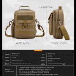 Tactical Miltary Waist Bag Molle Outdoor Handbag Waterproof Bag Camping Travel Hiking Trekking Hunting Shoulder Bags