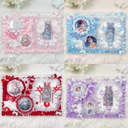 Ita Bag Accessories Anime Badge Card Holder Cute Ribbon Lace Pin Organizer Ita Bag Decorative Insert Board Badge Display Storage