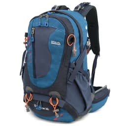 ROYAL MOUNTAIN 35L HIKING BACKPACK WITH SHOES COMPARTMENT WATER RESISTANT FABRIC REAR FRAME SUPPORT BREATHABLE PADDING