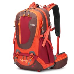 ROYAL MOUNTAIN 35L HIKING BACKPACK WITH SHOES COMPARTMENT WATER RESISTANT FABRIC REAR FRAME SUPPORT BREATHABLE PADDING