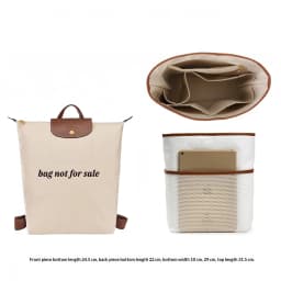 Organizer Insert for Longchamp Le Pliage M Backpack, Lightweight Longchamp Medium Backpack Divider Shaper with Cup Holder