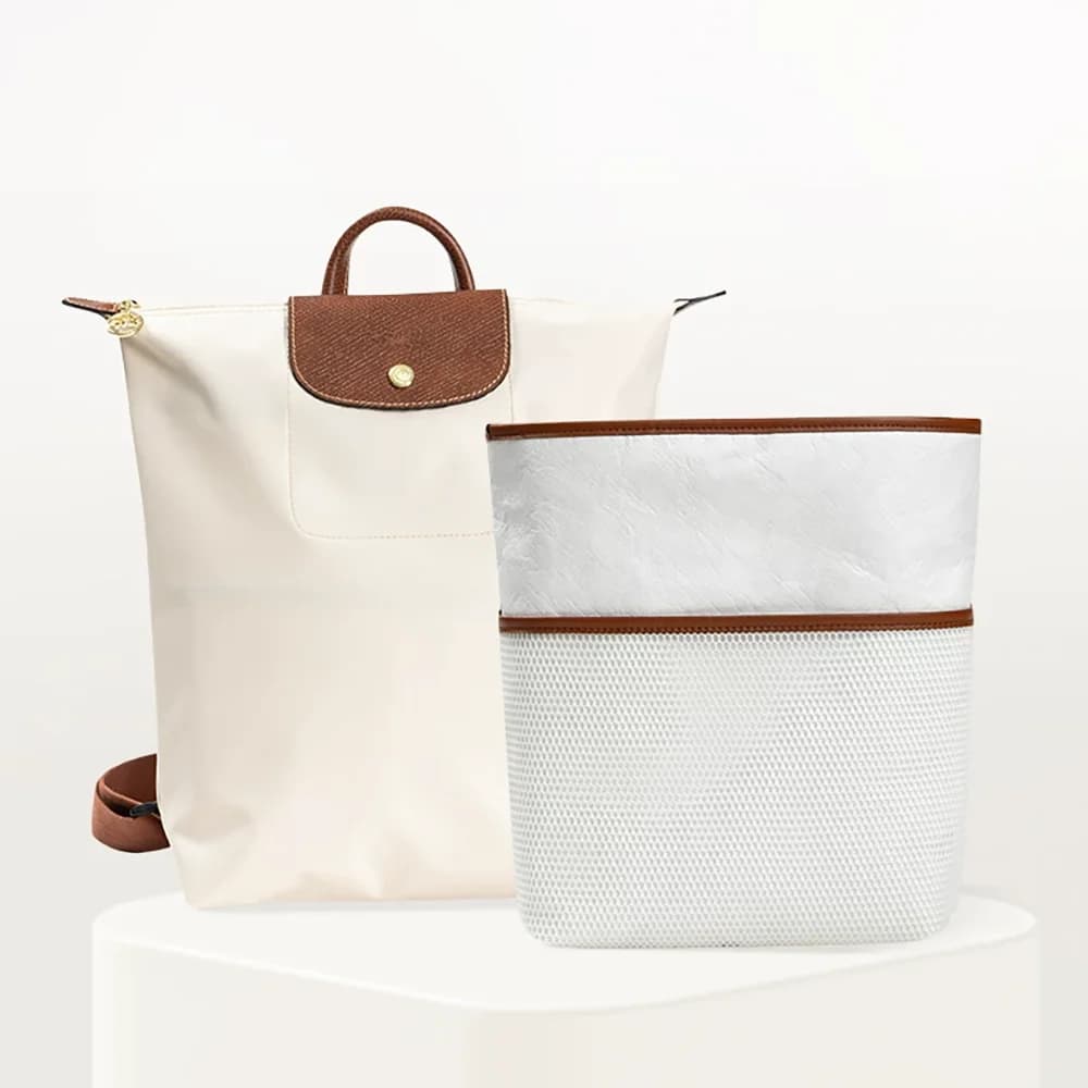 Organizer Insert for Longchamp Le Pliage M Backpack, Lightweight Longchamp Medium Backpack Divider Shaper with Cup Holder