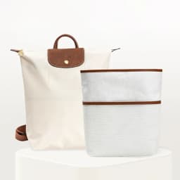 Organizer Insert for Longchamp Le Pliage M Backpack, Lightweight Longchamp Medium Backpack Divider Shaper with Cup Holder