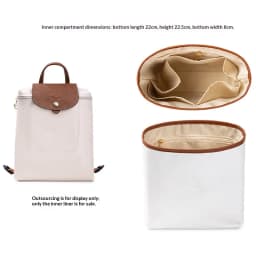Organizer Insert for Longchamp Le Pliage M Backpack, Lightweight Longchamp Medium Backpack Divider Shaper with Cup Holder