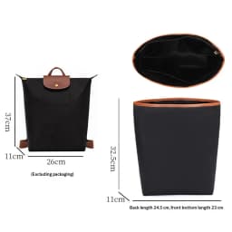 Organizer Insert for Longchamp Le Pliage M Backpack, Lightweight Longchamp Medium Backpack Divider Shaper with Cup Holder