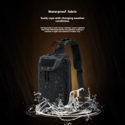 Outdoor Port Bag Pack Tactical Backpack Sling Shoulder Backpack Tactical Bag for Every Day Carry Commuting Chest Bag