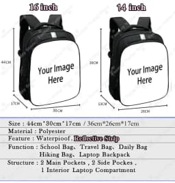 Magic Cube Print Backpack Magic Square Cuber Daypack Children School Bags for Teenager Rucksack Laptop Backpack Book Bag Gift