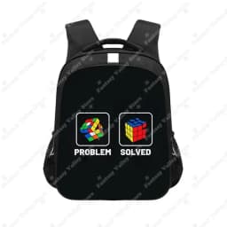 Magic Cube Print Backpack Magic Square Cuber Daypack Children School Bags for Teenager Rucksack Laptop Backpack Book Bag Gift