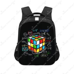 Magic Cube Print Backpack Magic Square Cuber Daypack Children School Bags for Teenager Rucksack Laptop Backpack Book Bag Gift
