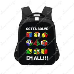 Magic Cube Print Backpack Magic Square Cuber Daypack Children School Bags for Teenager Rucksack Laptop Backpack Book Bag Gift