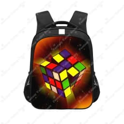 Magic Cube Print Backpack Magic Square Cuber Daypack Children School Bags for Teenager Rucksack Laptop Backpack Book Bag Gift