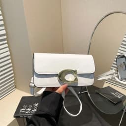 2026 Women's Retro Tofu‑Shaped Small Square Bag, Fashion Versatile High‑Grade Texture Shoulder Crossbody Messenger Purse