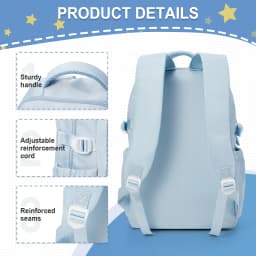 Aesthetic Backpack for Women School Backpack for Boys Girl, College Multiple Compartments Laptop Bookbag, Casual Travel Backpack