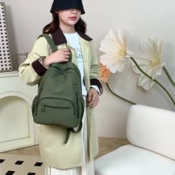 Fashion Backpack for Women, Lightweight Nylon Backpack Purse, Ladies Backpack with Multi Pockets, for Daily Commute Weekend