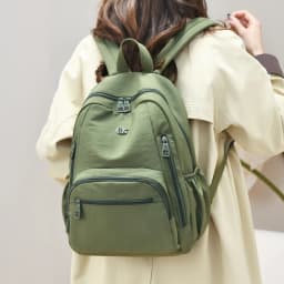 Fashion Backpack for Women, Lightweight Nylon Backpack Purse, Ladies Backpack with Multi Pockets, for Daily Commute Weekend