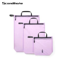 Waterproof Travel Handbag Storage Pouch Lightweight Clothes Organizer Zip Bag for Toiletries Socks Underwear Luggage