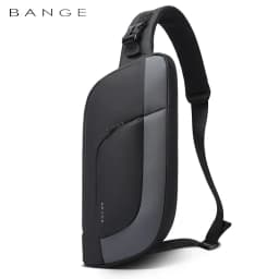 BANGE New Anti-theft Multifunction Crossbody Bag Shoulder Messenger Bags Male Waterproof Short Trip Chest Bag Pack for Men