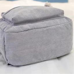 Corduroy Backpack, Academy Fashion School Bags for Middle/High School & College, Cute Tassel Detail, Versatile Casual Daily Bag