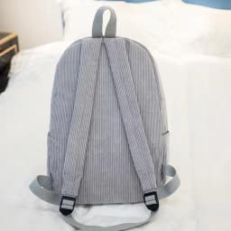 Corduroy Backpack, Academy Fashion School Bags for Middle/High School & College, Cute Tassel Detail, Versatile Casual Daily Bag