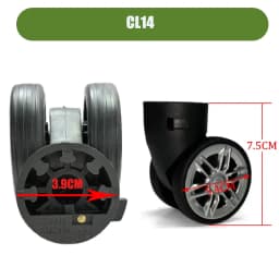 Luggage Accessories Replacement Parts Removable Universal Wheels Plug-and-Play Wheel Set Wheel Hub Pulley Repair Components