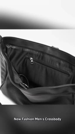 New Fashion Men's Crossbody Bag Large Capacity Crossbody Bags Men Women High Quality Leather Shoulder Bag Men Sports Cycling Bag