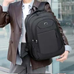 Men's and Women's Double-Shoulder Backpack - Solid Color - Business Travel, Business Trip, Commuting, Casual Use