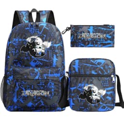 Toothless Dragon Night Fury Backpack Schoolbag Shoulder Bag Pencil Case Set for Kids Students