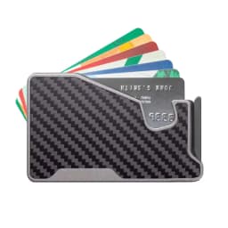 Mitifunction Aluminum Alloy Wallets Men Money Credit Card Key Accessories Holder Slim Storage Organizer Purses Black Wallet Gift