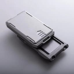 Mitifunction Aluminum Alloy Wallets Men Money Credit Card Key Accessories Holder Slim Storage Organizer Purses Black Wallet Gift