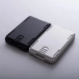 Mitifunction Aluminum Alloy Wallets Men Money Credit Card Key Accessories Holder Slim Storage Organizer Purses Black Wallet Gift