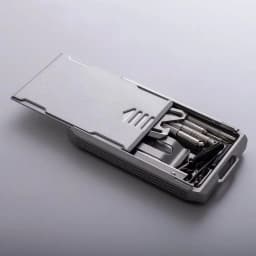 Mitifunction Aluminum Alloy Wallets Men Money Credit Card Key Accessories Holder Slim Storage Organizer Purses Black Wallet Gift