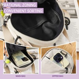 Fashionable Commuter Crossbody Bag, Mobile Phone Bag, Lightweight Multifunctional Chest Bag, Large Capacity Water Bottle Bag, Waterproof Shoulder Bag, Water Bottle Bag, Outdoor Sports Hiking