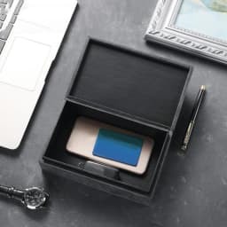 Phone Signal Blocking Box Faraday Box for Car Keys Pu Leather Anti Theft Rfid Rf Radiation-Proof Safe Car Key Fob Protector Box
