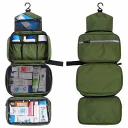 Hanging Men's Toiletry Bag Large Waterproof Cosmetic Bags Travel Organizer Lady Toiletries Makeup Toilet Foldable Bathroom Kit