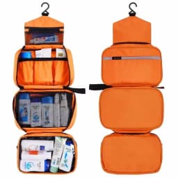 Hanging Men's Toiletry Bag Large Waterproof Cosmetic Bags Travel Organizer Lady Toiletries Makeup Toilet Foldable Bathroom Kit