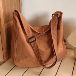 Nylon Handbag Shoulder Bag, Soft Hobo Crossbody Bag Ins Solid Color Messenger Bags for Women Daily Work Shopping Travel Outdoor