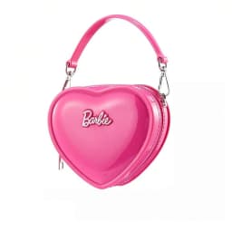Barbie Jelly Bag Cute Heart Shape Mini Handbag PVC Kawaii Y2K Style Waterproof Pink Coin Purse Summer Holiday Gift for Girls