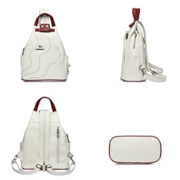 Solid Color Ladies Backpacks Luxury Designer High Quality PU Leather Ladies Anti Theft Backpack Fashion Womens Shoulder Bags Sac