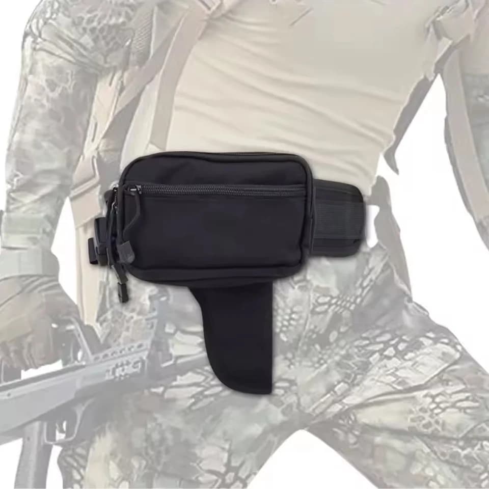 NEW Oxford Cloth Waterproof Tactical Waist Bag, Adjustable Outdoor Fanny Pack for Hunting, Camping, Hiking & Running for Men