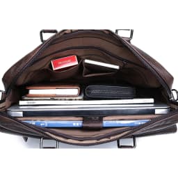 Men's Minimalist Trend Briefcase Large Capacity Office Shoulder Bag Waterproof Business Laptop Handbags Commute Crossbody Bag
