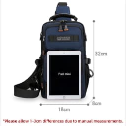 Men's Multifunctional Chest Bag Lightweight Simple Multi-pockets Shoulder Bags Outdoor Sports Hiking Cycling Crossbody Bag